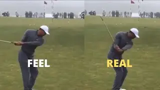 Tiger Woods Feel VS Real Chip Shot