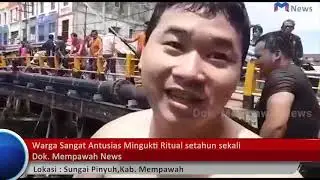 Ratusan Warga Tionghoa  Mandi Wi Shi Shui di Sui Pinyuh - MempawahNews