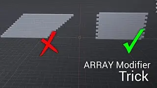 Array Modifier trick for the bricks in blender : Blender Array Modifier [ Tips & Tricks ].