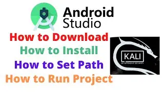 Android Studio Install in Kali Linux | Android Studio In Kali Linux | Run Project in Android Studio