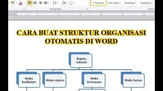 Cara buat struktur organisasi otomatis di word