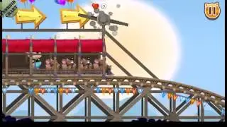 Nutty Fluffies Rollercoaster   Обзор Игры на Андроид, HD Геймплей