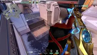 Raze Mid Attack - Icebox | Valorant | #shorts