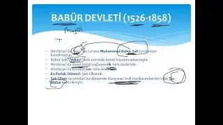 28.)  Babürler(KPSS, TYT, AYT) (Türk İslam Tarihi) (2023 - 2024)