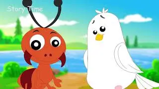 The Ant and the Dove Story Time Short Moral Story for Kids