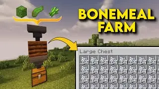 EASY Bone Meal Farm in Minecraft 1.21.10 (Tutorial)
