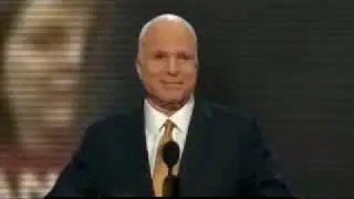 Barack Obama laughs at John McCain