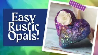 Use This Bright, Sparkling Rustic Opals Technique On Your Next Polymer Project