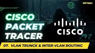 VLAN Trunk & Inter VLAN Routing & between 2 Switches | Bangla Computer Network Tutorial | Akif Islam