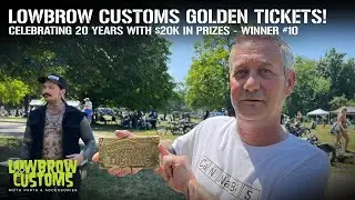 Winner #10 Lowbrow Golden Ticket Randomly Selected At Fuel Cleveland 2024 Vintage Motorcycle Show!