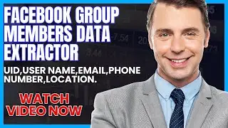 FACEBOOK ALL IN ONE DATA EXTRACTOR| FACEBOOK GROUP MEMBER DATA SCRAPER | FACEBOOK SCRAPER