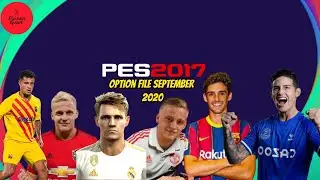 Option File September 2020 PES 2017 Next Season Patch