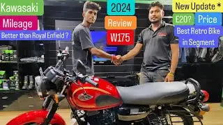 Kawasaki W175 Full review 2024 | On road Price | Mileage | New Features | Better than Royal Enfield?