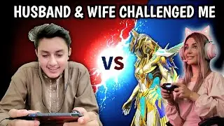 HUSBAND & WIFE CHALLENGED ME FOR 1 VS 2 | CAN I WIN ? | IPAD PRO 4-FINGERS CLAW HANDCAM