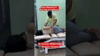 Spine Alignment For Back Pain || #shortsfeed #chiropractor #shorts #trending #ytshorts #viralvideo