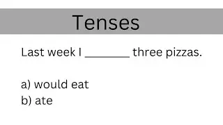 Tenses | English Grammar Quiz