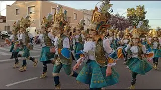 Desfile de la comparsa Makumba en Barcarrota 2020