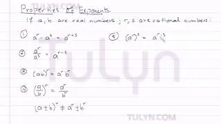 properties of exponents