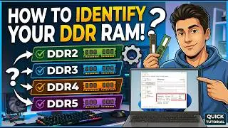 How to Know Your Computer RAM Type | DDR2, DDR3, DDR4 or DDR5