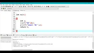 02 C Program to scan a number |CollegePlacementPrep