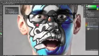 Face Painting photoshop action