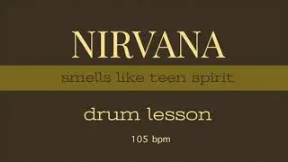 Smells like teen spirit drum  lesson 105 bpm