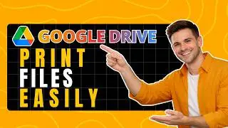 How to Print a File from Google Drive