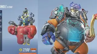 Cyber Skin Showcase (Zenyatta & Roadhog) Overwatch 2