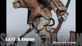 MASCHINEN KRIEGER│S.A.F.S. Type: R⎜Axeman⎜Wave 1/20⎜Ma.K Custom│3d Printing