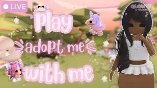 PLAYING ADOPT ME! MEGA GRIND SERVER!