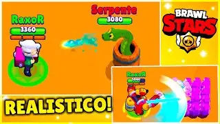 😱 SNAKES on BRAWL STARS? If Brawl Stars were realistic... #2