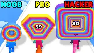 NOOB vs PRO vs HACKER in Layer Man 3D