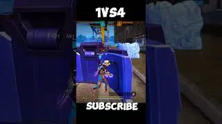 Impossible 1vs4 clutch 💀🗿 || #shorts #freefire