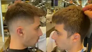 medium faded hair cutting style #hairstylerg7