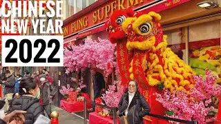 Chinese New Year 2022 in London | Central London China Town Celebration with the Royal Family 4K HDR