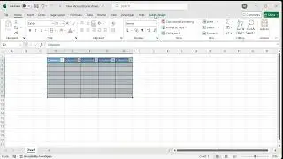 Remove Table Formatting in Excel