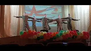 Выступление курсантов ВУНЦ ВВС ВВА в г.Поворино