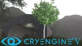 Cryengine V / 5 #49 SpeedTree, создание дерева, материал, экспорт в 3d max, export, material