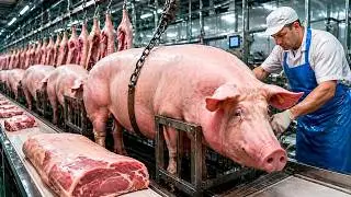 Inside a Mega Pig Breeding Farm – The Most Important Process