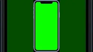 mobile green screen frame No copyright
