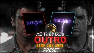 Ae Inspired Outro Like @24KJHONEDITZ | Alight motion Animation xml #transition #animation