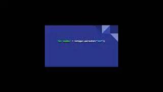 Convert String to Integer | One-liner Java code 