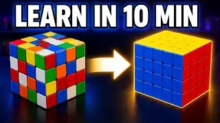How to Solve the 4x4 Rubik's Cube (Beginners Method) - Learn Under 10 Minutes