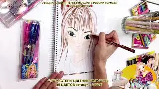 Фломастеры цветные TOPModel , 15 цветов - 10725