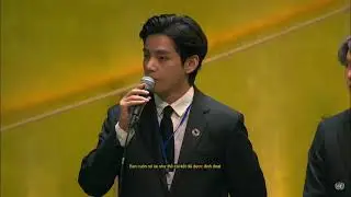 [Vietsub] BTS speech 방탄소년단 지속가능발전목표 SDGs 모멘트