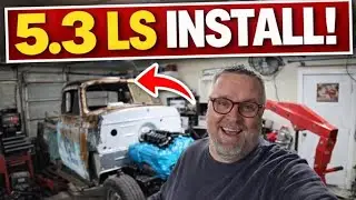 1953 Chevy 3100 5.3 Ls &4l60e Install I LS SWAP