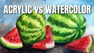 Acrylic vs Watercolor - Which painting style is best for you?