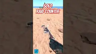 I countered a raid / Main video I took over a island in rust console #rust #gaming #shorts