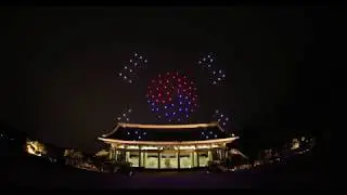 Aerial Choreography with 100 drones