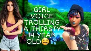 GIRL VOICE TROLLING A THIRSTY/HORNY 14 YEAR OLD🤤💦 *MUST WATCH*
